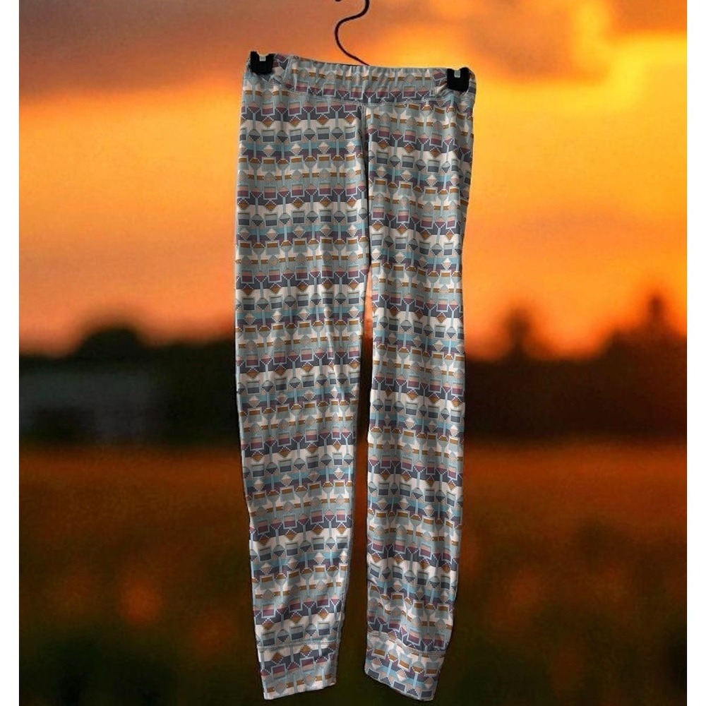 Patagonia Leggings Girls Large Workout Stretch Workout Lightweight Back 2 School